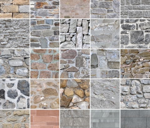 25 Seamless Stone Wall Textures